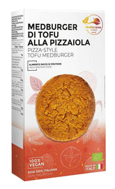 Hamburguesa de tofu con sabor a pizza BIO 180 g - MEDITERRANEA